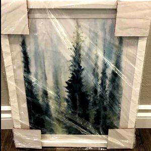 Watercolor Print - Tree Line